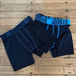 Adidas Black and Blue Performance Boxer Briefs